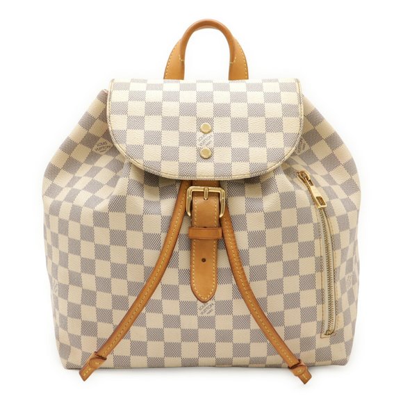 LOUIS VUITTON White Damier Shoulder Bag - Picture 1 of 10